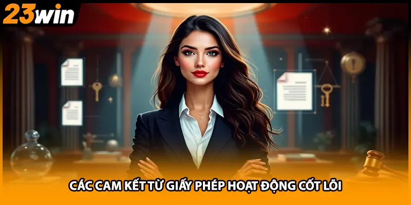 Các cam kết từ giấy phép hoạt động cốt lõi