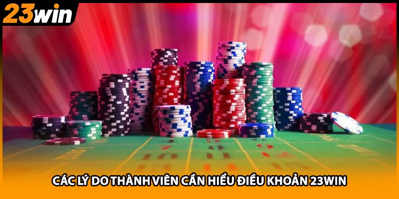 Các lý do thành viên cần hiểu điều khoản 23WIN