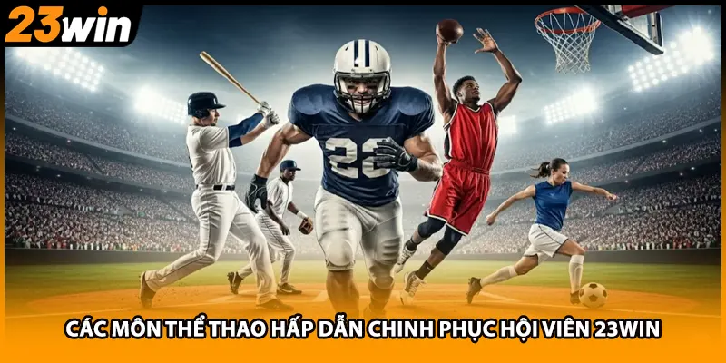 Các môn thể thao hấp dẫn chinh phục hội viên 23WIN
