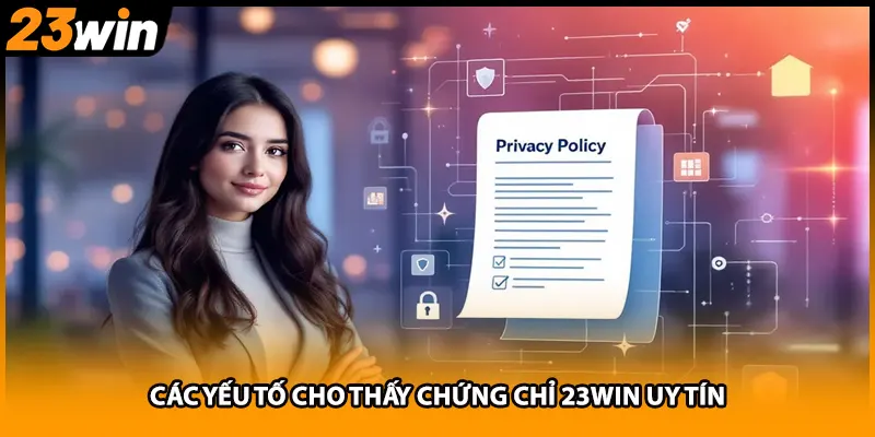 Các yếu tố cho thấy chứng chỉ 23WIN uy tín